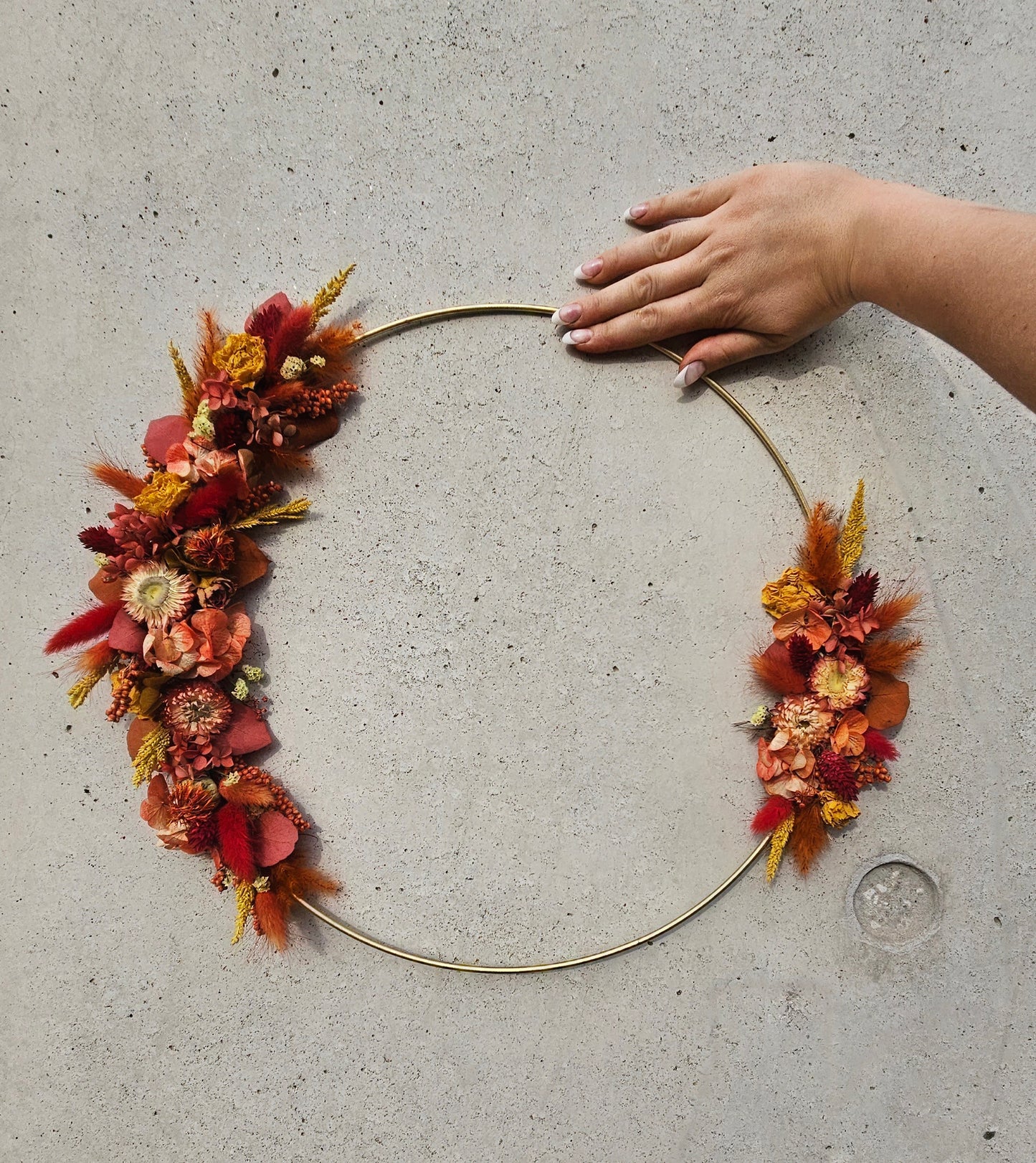 Couronne de Fleurs Séchées "KIRA"