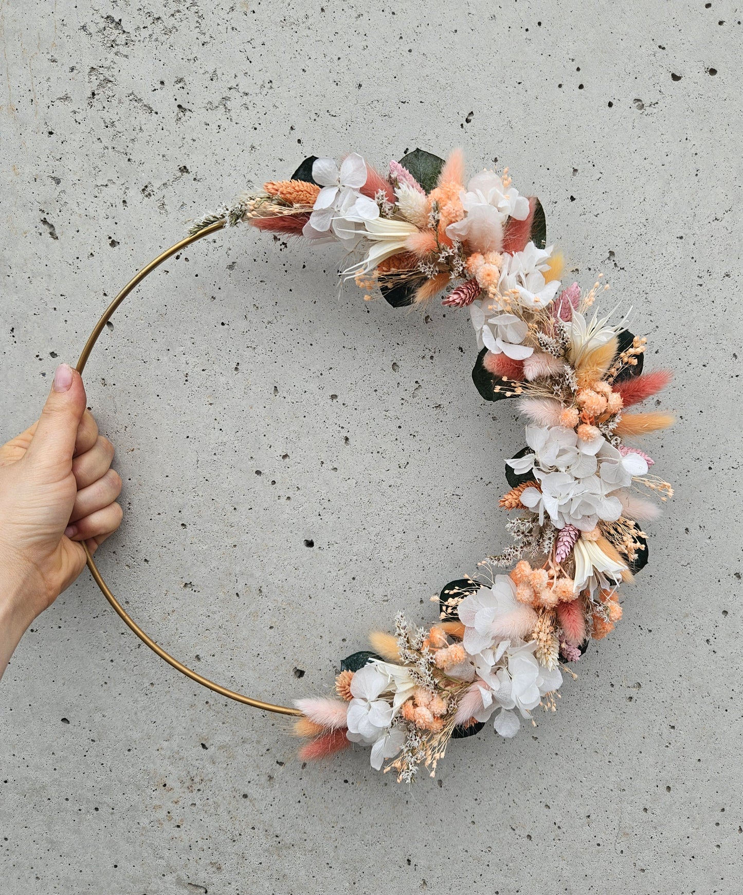 Atelier "Création d'une couronne de fleurs séchées"