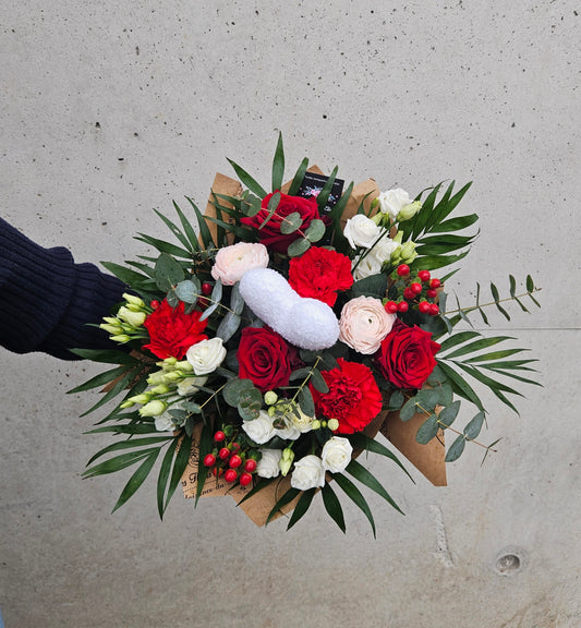 Bouquet Rouge et Blanc