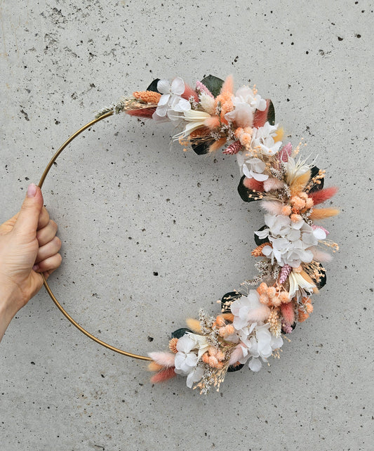 Atelier "Création d'une couronne de fleurs séchées"