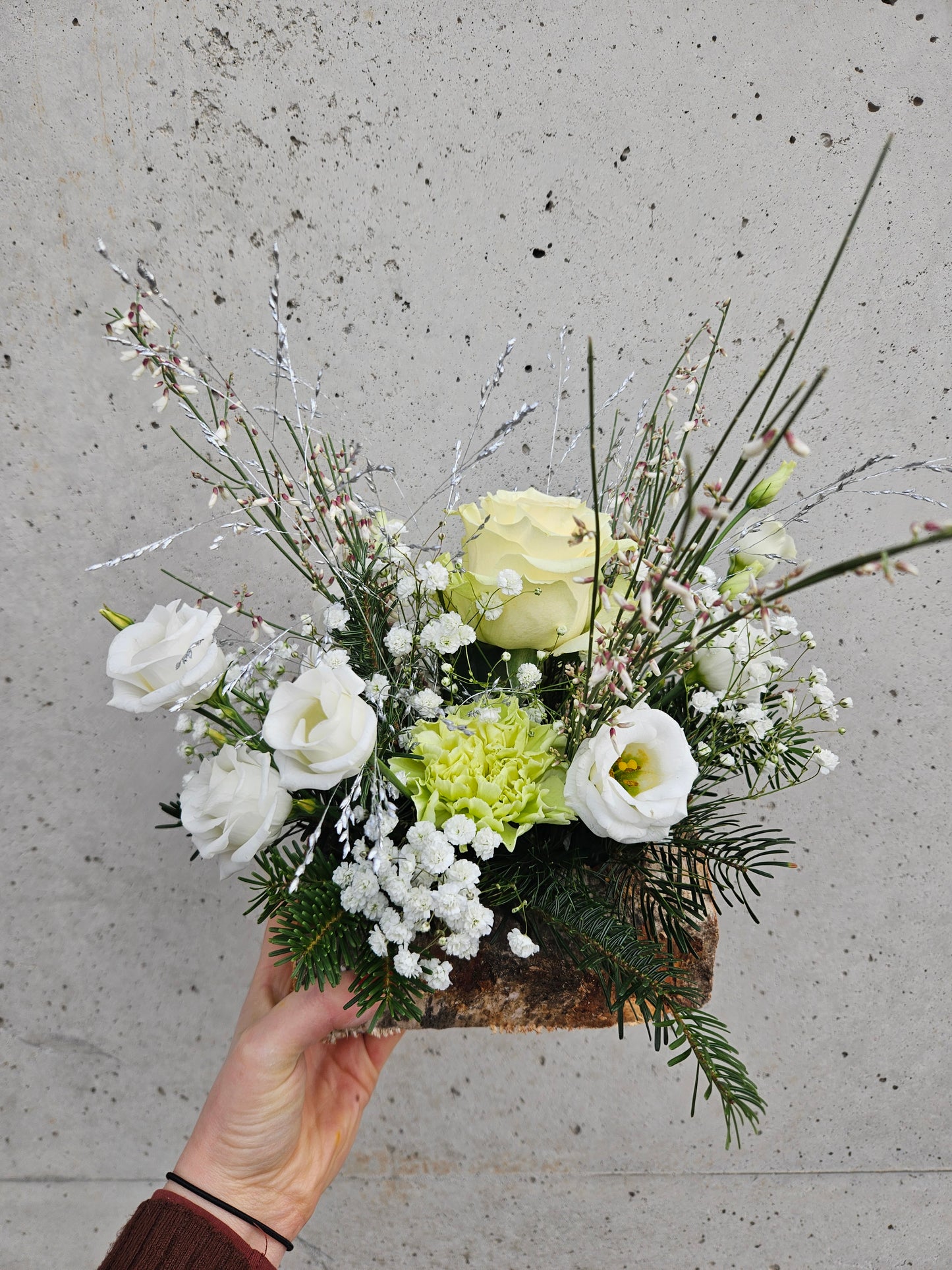 Composition Bûche Blanche