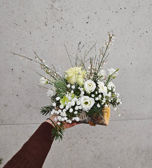 Composition Bûche Blanche