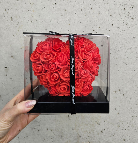 Cœur de Rose en Mousse